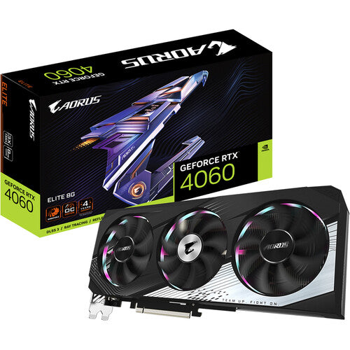  GIGABYTE GeForce RTX 4060 Ti Eagle OC 8G Graphics Card, 3X  WINDFORCE Fans, 8GB 128-bit GDDR6, GV-N406TEAGLE OC-8GD Video Card :  Electronics