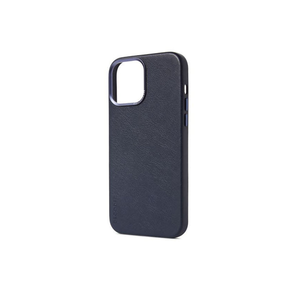 Decoded | iPhone 13 Pro Max - MagSafe Leather Backcover - Matte Navy | DC-D22IPO67PBC6MNY