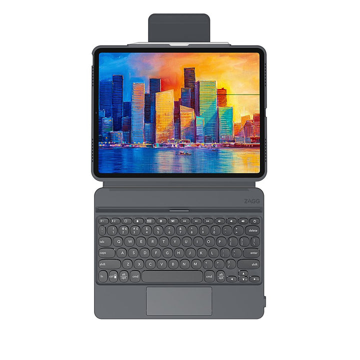 ZAGG | Pro Keys w/ Trackpad for iPad 12.9in (3rd, 4th, 5th, 6th Gen) - Charcoal | Z-103409165