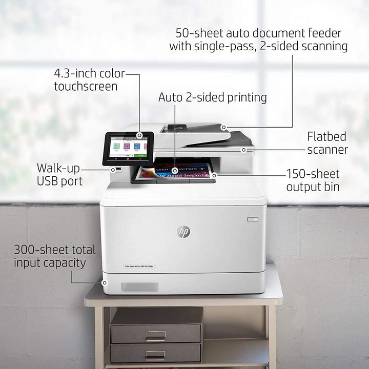 HP |  Color LaserJet Pro Multifunction Printer M479fdn |  W1A79A#BGJ