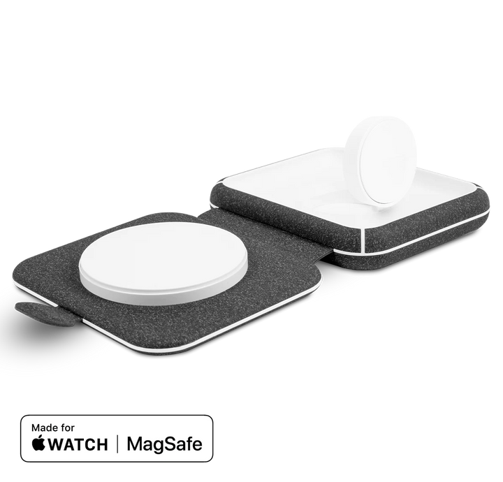 //// LOGiiX | Wireless Travel Pad Duo 15W - Charcoal Black | LGX-13559 | PROMO ENDS NED