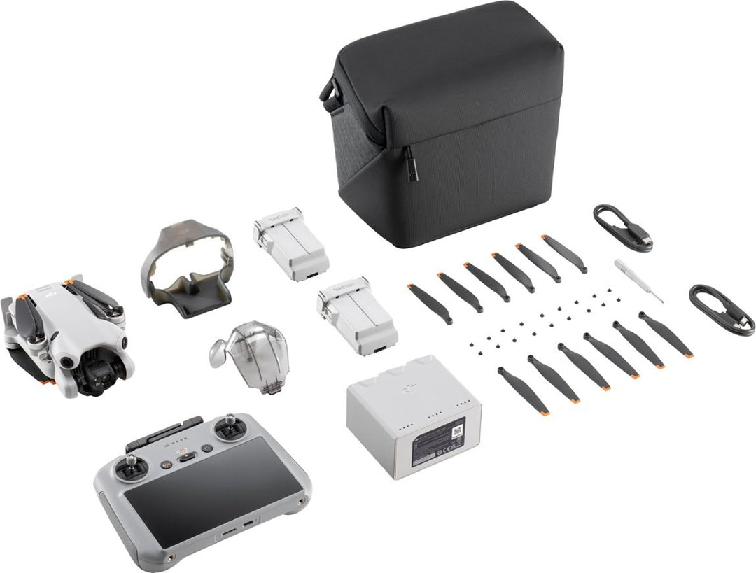 DJI | Mini 4 Pro Quadcopter Drone Fly More Combo & Remote Control with Built-in Screen | CP.MA.00000735.01