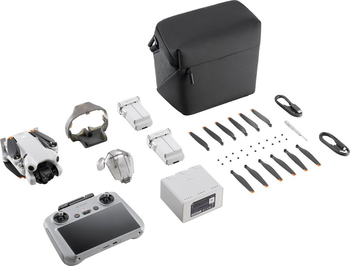 DJI | Mini 4 Pro Quadcopter Drone Fly More Combo & Remote Control with Built-in Screen | CP.MA.00000735.01