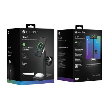 Mophie | Universal Wireless Magsafe 3-1 Extendable Stand - Black | 15-11915