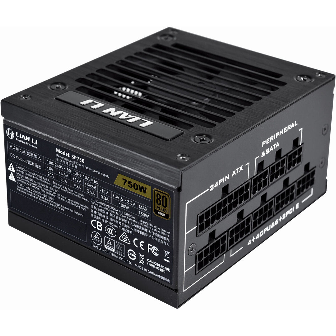 Lian-Li | Power Supply SFX SMALL FORM FACTOR 750W APFC 80+ GOLD 47Hz - 63Hz Full modular Black Retail | SP750