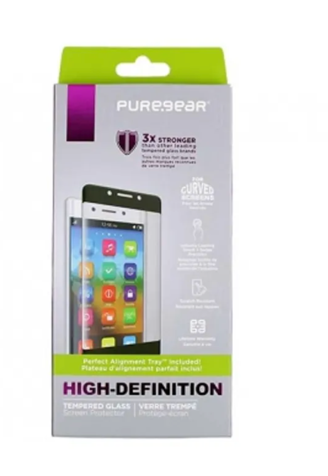 PureGear Apple iPhone 12 Pro Max High-Definition Glass Screen Protector  with Alignment Tray