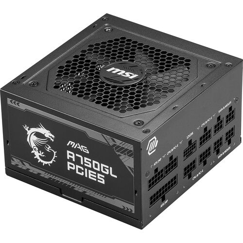 MSI | Power Supply 750W 80Plus Gold Fully-Modular ATX3.0 Retail  | MAGA750GLPCIE5