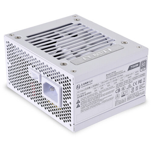 SO Lian-Li | Power Supply 750w SFX SMALL FORM FACTOR Fully Modular White 80 Plus Gold White Braided Cables |  SP750 W