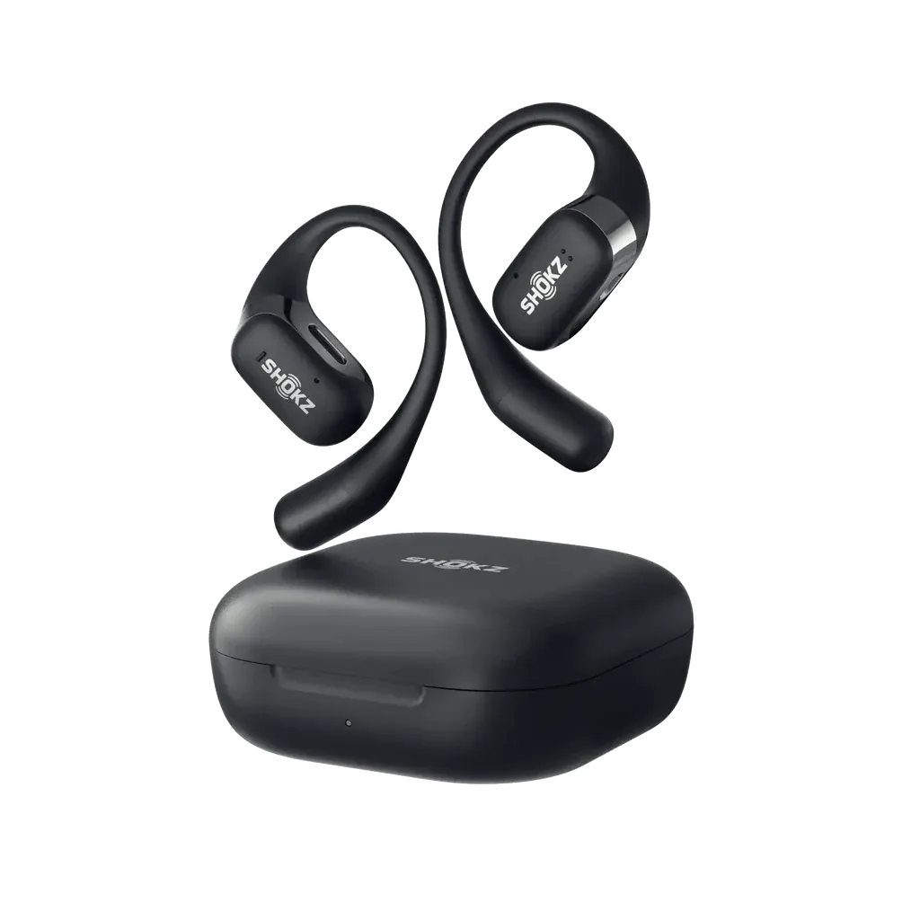 Shokz | OpenFit Open-Ear True Wireless Earbuds - Black | T910-ST-BK-CA-153