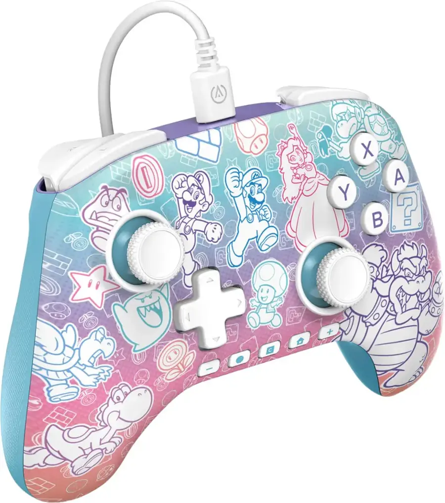 PowerA | Advantage Wired Controller for Nintendo Switch 2 - Mushroom Kingdom | 6630620