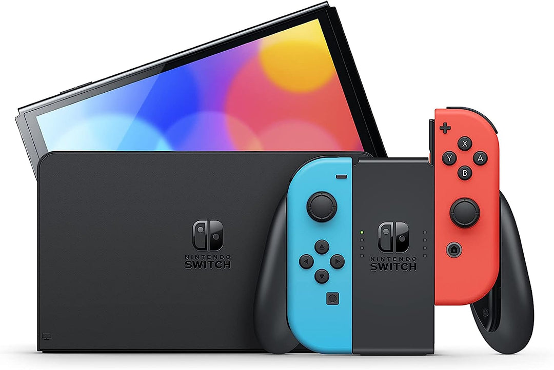 Nintendo | Switch (OLED Model) Console - Red / Blue | HEGSKABAA
