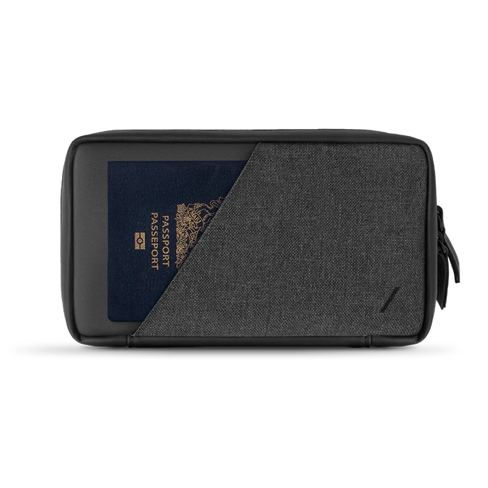 Native Union | Stow Organizer Pouch Fabric - Slate | STOW-ORG-GRY-FB