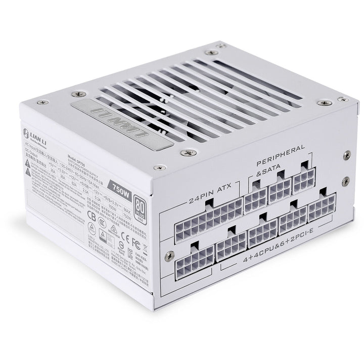 SO Lian-Li | Power Supply 750w SFX SMALL FORM FACTOR Fully Modular White 80 Plus Gold White Braided Cables |  SP750 W