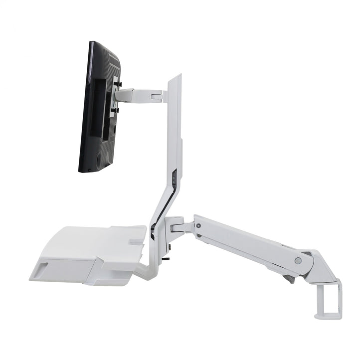 Ergotron | SV Sit-Stand Combo Arm With Pan - Bright White Texture | 6521253