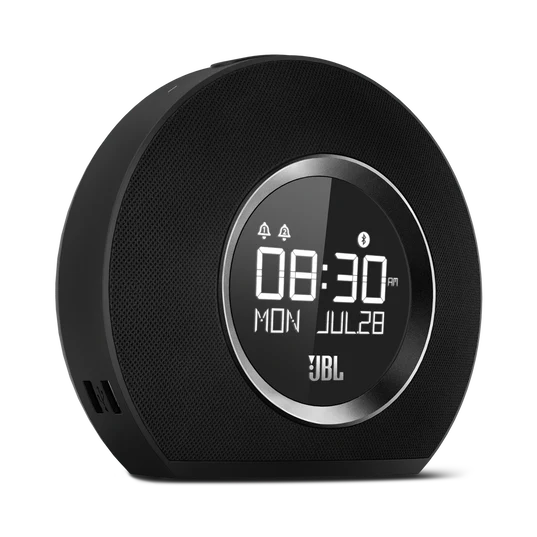 JBL | Horizon 3 Bluetooth Clock FM Radio Speaker - Black | JBLHORIZON3BLKAM
