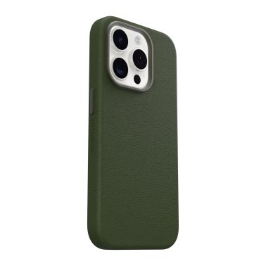 Otterbox | Symmetry Cactus Leather w/MagSafe Case iPhone 15 Pro - Green (Cactus Grove) | 15-12617