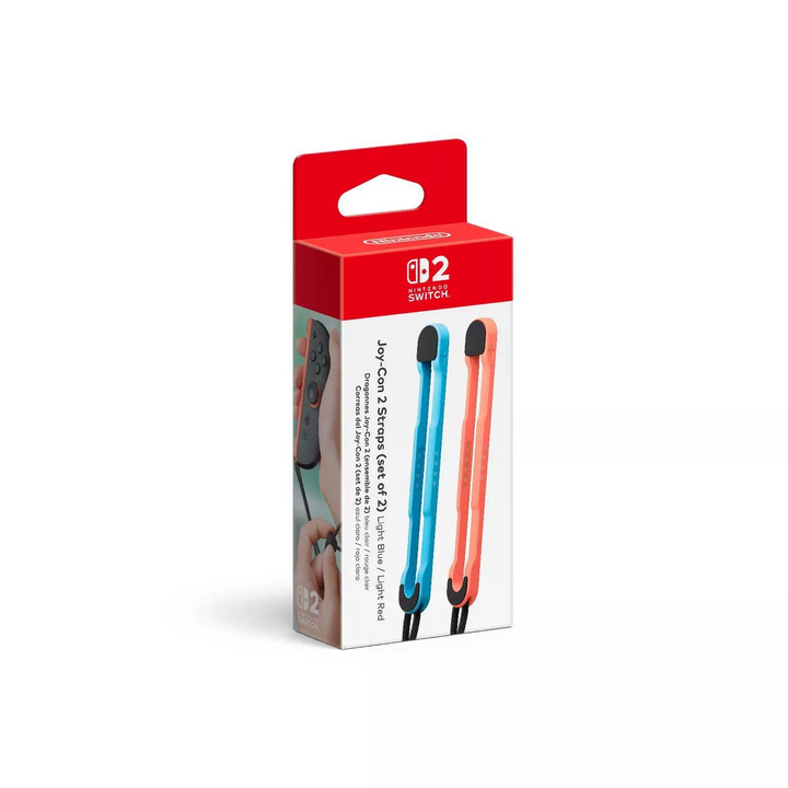 Nintendo | Switch 2 Joy-Con 2 Straps (set of 2) - Light Blue/Light Red |