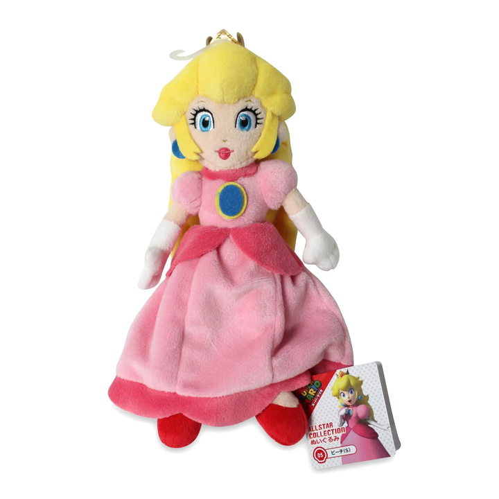 Little Buddy | Princess Peach Official Super Mario All Star Collection 10" Plush 819996014188