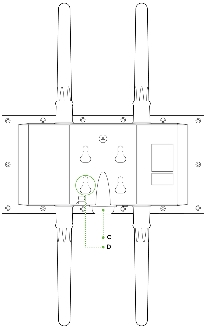 Cisco | Meraki MR86 Wi-Fi 6 Outdoor AP | MR86-HW