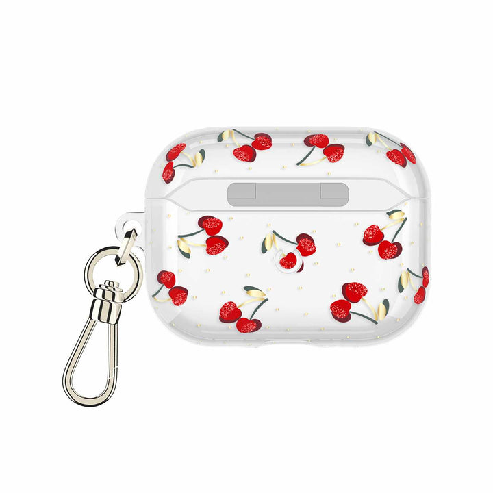 Kate Spade | Protective Case with Gold Ring Clip for AirPods Pro 3 - Cherry Dot | KS059334