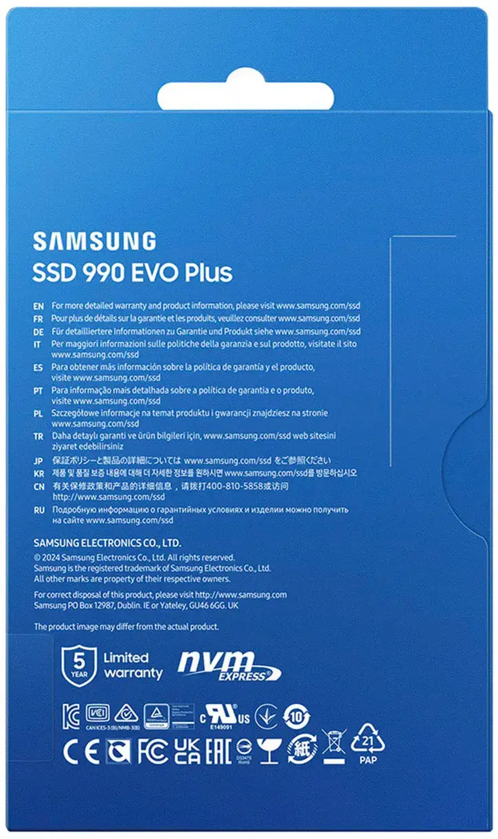 Samsung | 990 EVO Plus 4TB PCI-e Internal Solid State Drive | MZ-V9S4T0B/AM | PROMO ENDS OCT 30 | REG. PRICE $539.99