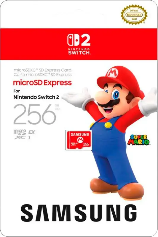 Nintendo | Samsung microSD Express Card 256GB for Nintendo Switch 2 | BEEASD01B