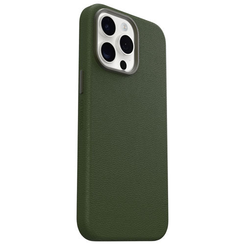 Otterbox | Symmetry Cactus Leather w/MagSafe Case iPhone 15 Pro - Green (Cactus Grove) | 15-12617