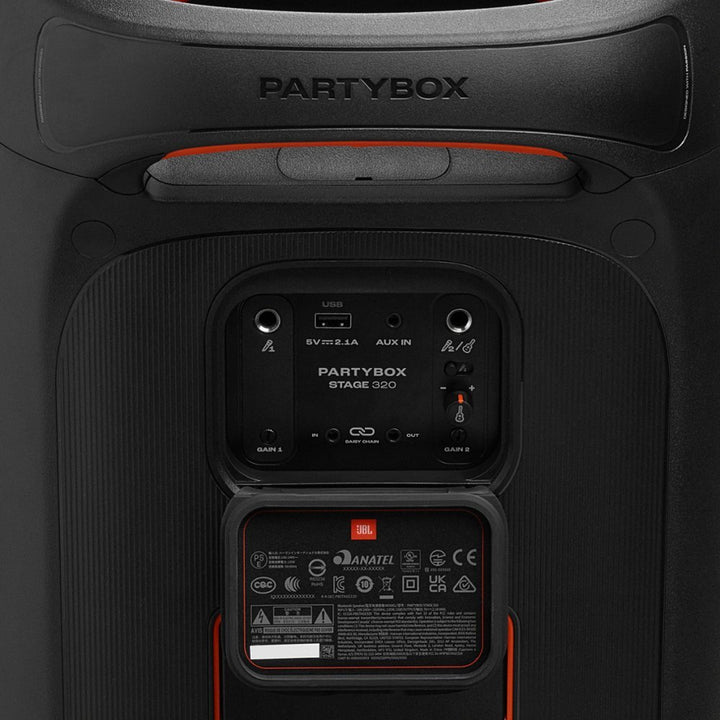 JBL | PartyBox Stage 320 240W Wireless Party Speaker - Black | JBLPBSTAGE320AM