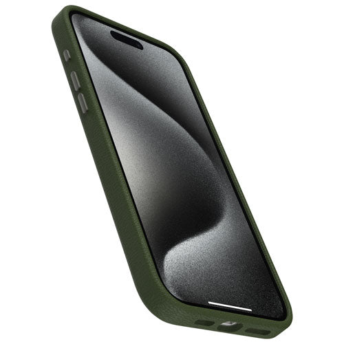 Otterbox | Symmetry Cactus Leather w/MagSafe Case iPhone 15 Pro - Green (Cactus Grove) | 15-12617