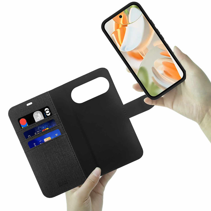 Blu Element | Folio 2-in-1 Case for Google Pixel 10/10 Pro - Black | BEGP1010P1