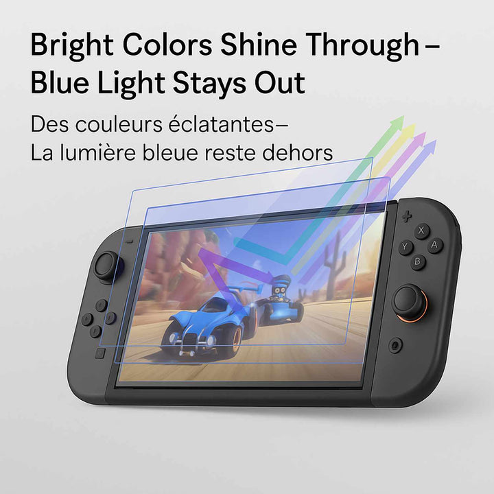 Blu Element | VisionCare 2-Pack Blue Light Tempered Glass Screen Protector for Nintendo Switch 2 |