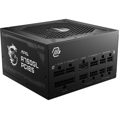 MSI | Power Supply 750W 80Plus Gold Fully-Modular ATX3.0 Retail  | MAGA750GLPCIE5