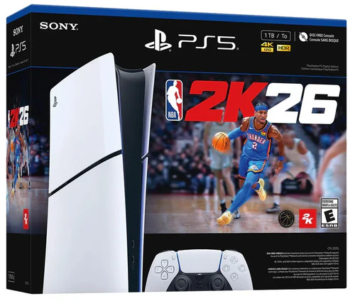 Sony | PlayStation 5 Digital Edition with NBA 2K26 | 711719020523