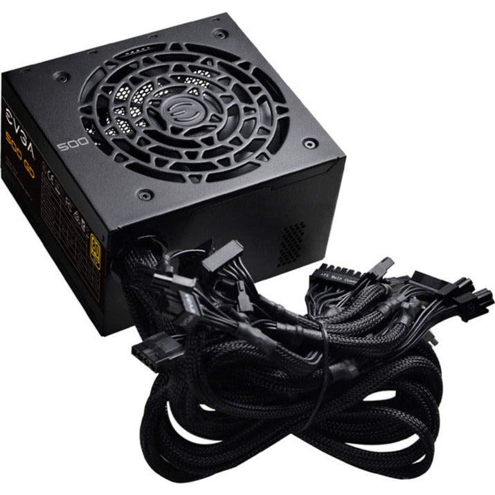 EVGA | Power Supply 500 GD 500W 80+GOLD 120mm Sleeve Bearing   EVGA PS | 100-GD-0500-V1 500 GD 500W 80+GOLD 120mm Sleeve Bearing 100-GD-0500-V1