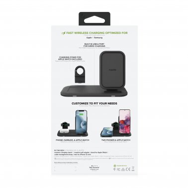 SO Mophie | Universal Wireless Charge Pad with Stand-Black | 401305840