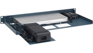 Rackmount.It | Rack Mount Kit for Meraki MX68 / MX75 + Media Convertor | RM-CI-T14-MC