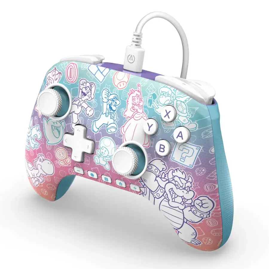 PowerA | Advantage Wired Controller for Nintendo Switch 2 - Mushroom Kingdom | 6630620