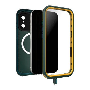 OtterBox | LifeProof Fre MagSafe iPhone 17 Pro Waterproof Case - Green Submerge | 77-99769