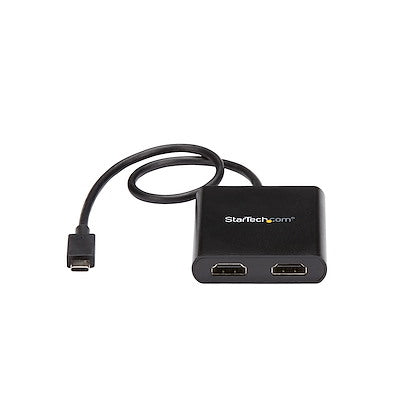 Startech | Monitor Adapter USB-C (M) - 2x HDMI (F) MST ( WINDOWS ONLY) | MSTCDP122HD TRANSITION TO Rockstone