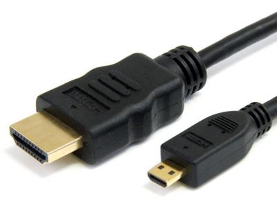 Startech | HDMI (M) - Micro HDMI (M) Cable 6ft/1.8m - Black | HDMIADMM6