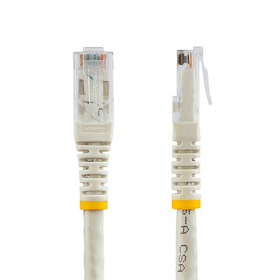 Startech | Cat6 Molded Ethernet Cable (650mhz 100w Poe Rj45 Utp) 7ft/2m - White | C6PATCH7WH
