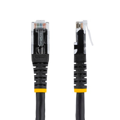 Startech | Cat6 Molded Ethernet Cable (650mhz 100w Poe Rj45 Utp) 3FT / 1M - Black | C6PATCH3BK