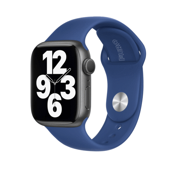 Furo | Silicone Band for Apple Watch 44/45mm Series 1-8/SE/ULTRA - Ocean Blue | FT8246