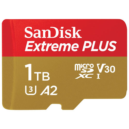 SanDisk | Extreme Plus 1TB 200MB/s microSD Memory Card | SDSQXBD-1
