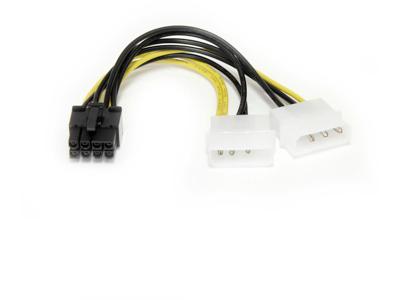 Startech | 6 Lp4 To 8 Pin PCIe Power Cable Adapter | Lp4PCIex8adp
