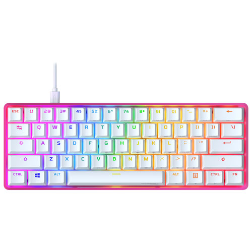 HyperX | Alloy | Origins 60 Backlit Mechanical Pink Gaming Keyboa