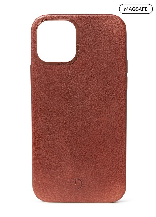 Decoded | Leather Backcover iP12/12 Pro Magsafe Brown | DC-D20IPO61BC6CBN