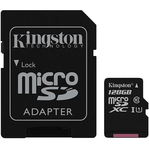 Kingston | 128GB microSDXC Canvas Select Plus Class 10 Flash Memory Card SDCS2 | SDCS2/128GBCR