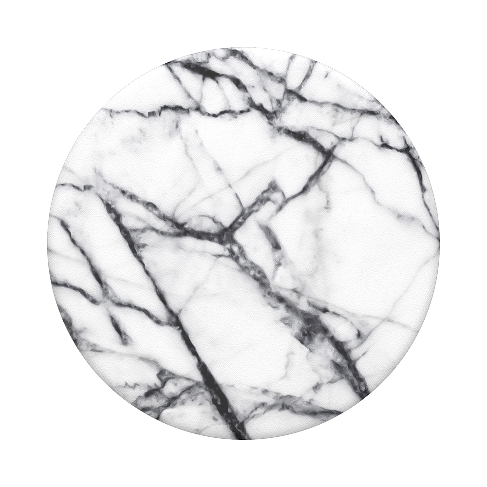 PopSockets | PopGrip (Complete Swappable PopGrip Dove White Marble | 115-1874