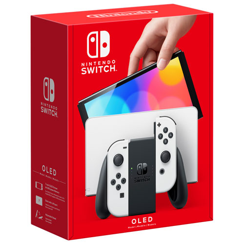 Nintendo | Switch (OLED Model) Console - White | HEGSKAAAA